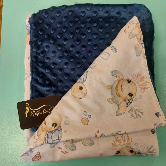 Couverture coton/Minky personnalisable