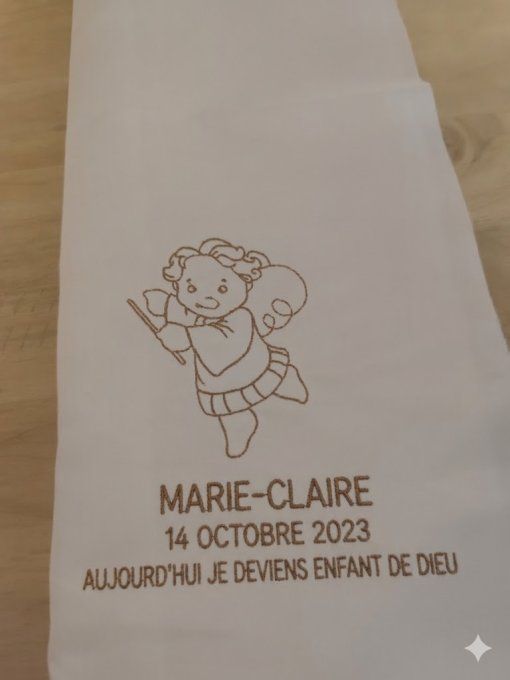 Écharpe ange musique 