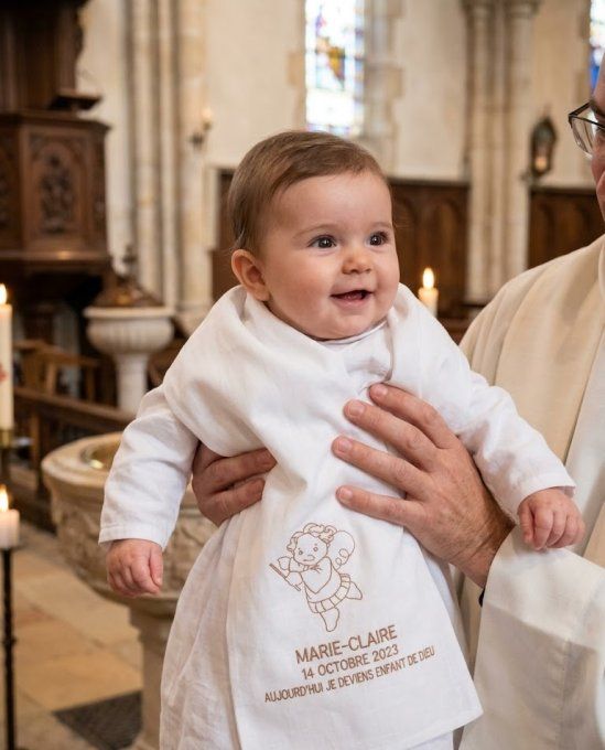 Écharpe avec des motifs,des anges musiciens