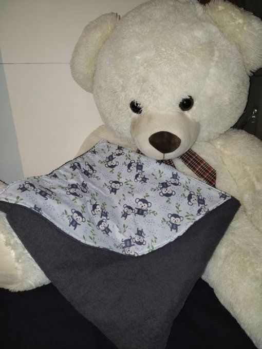 Grande cape bain petits singes