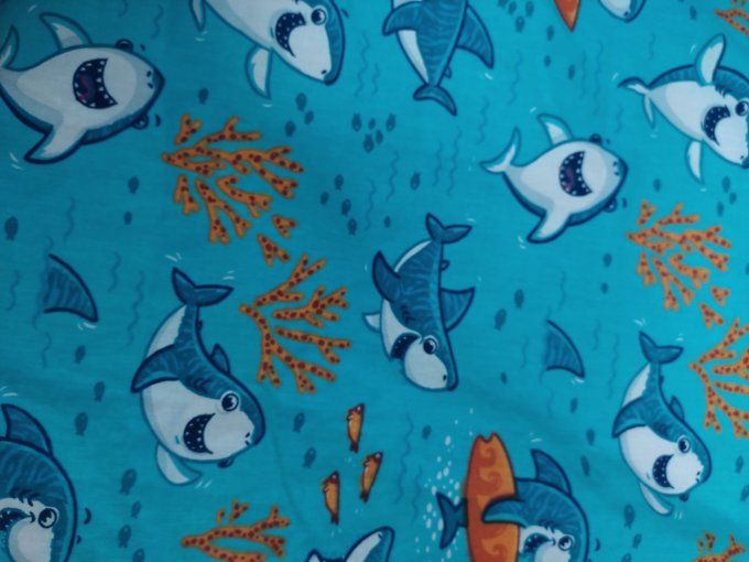 Le requin et lingettes personnalisable